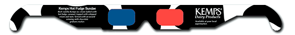 3D Anaglyph Glasses - Kemps Glasses