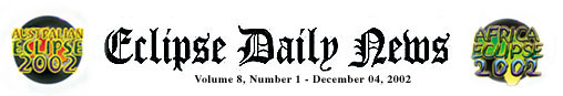 Eclipse Daily News - Eclipse 2001
